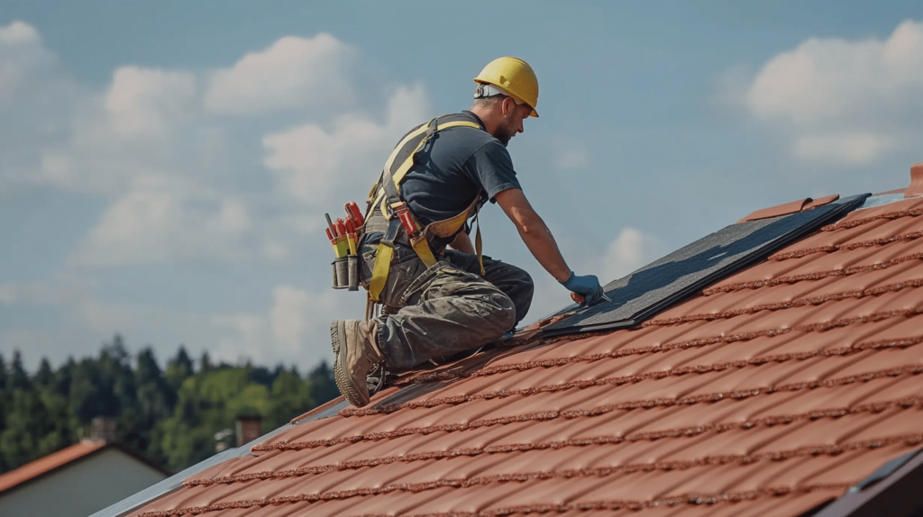 Dakdekker-aan-het-werk-in-Wilnis